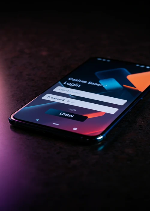 Interface de connexion sécurisée Casinozer avec champs d'identifiants et bouton d'accès rapide.
